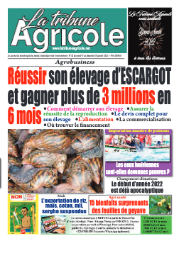 Couverture du Journal La Tribune Agricole N° 52 du 11/01/2022