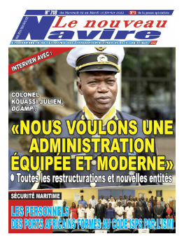 Couverture du Journal LE NOUVEAU NAVIRE N° 718 du 02/02/2022