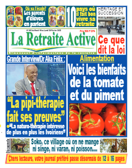 Couverture du Journal LA RETRAITE ACTIVE N° 82 du 15/02/2022