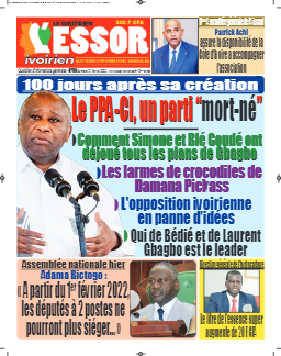 Couverture du Journal L'ESSOR IVOIRIEN N° 780 du 01/02/2022