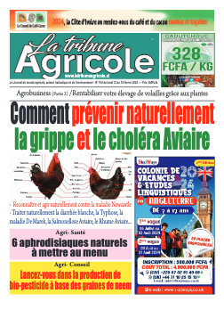 Couverture du Journal La Tribune Agricole N° 154 du 12/02/2024
