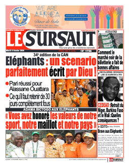 Couverture du Journal LE SURSAUT N° 1758 du 13/02/2024