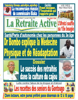 Couverture du Journal LA RETRAITE ACTIVE N° 3 du 01/03/2022