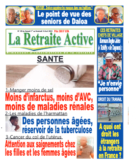 Couverture du Journal LA RETRAITE ACTIVE N° 109 du 01/04/2023