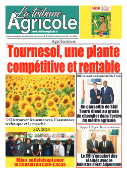 Couverture du Journal La Tribune Agricole N° 106 du 13/03/2023