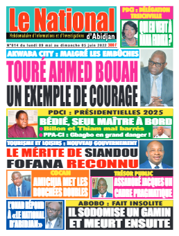 Couverture du Journal Le Nationnal N° 14 du 09/05/2022