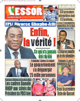 Couverture du Journal L'ESSOR IVOIRIEN N° 876 du 28/05/2022