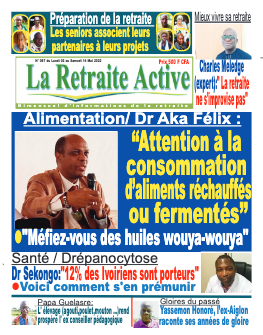 Couverture du Journal LA RETRAITE ACTIVE N° 87 du 03/05/2022