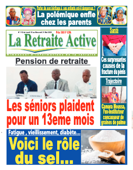 Couverture du Journal LA RETRAITE ACTIVE N° 112 du 16/05/2023