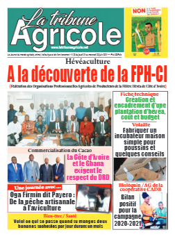 Couverture du Journal La Tribune Agricole N° 29 du 28/06/2021