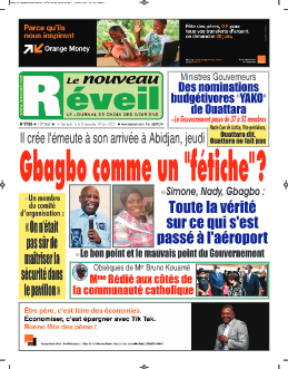 Couverture du Journal LE NOUVEAU RÉVEIL N° 5789 du 19/06/2021