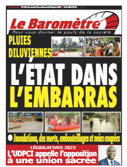 Couverture du Journal LE BAROMETRE N° 72 du 23/06/2022