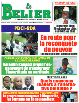 Couverture du Journal LE BELIER N° 462 du 15/06/2022