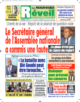Couverture du Journal LE NOUVEAU RÉVEIL N° 6092 du 24/06/2022