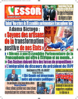 Couverture du Journal L'ESSOR IVOIRIEN N° 898 du 24/06/2022