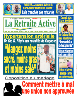 Couverture du Journal LA RETRAITE ACTIVE N° 113 du 03/06/2023