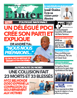 Couverture du Journal L'INTER N° 6905 du 16/07/2021