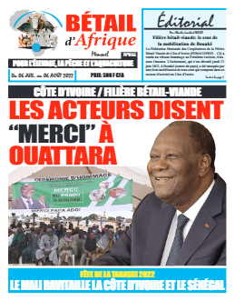 Couverture du Journal BÉTAIL D'AFRIQUE N° 16 du 07/07/2022