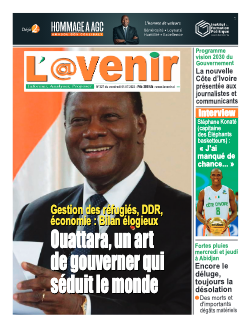 Couverture du Journal L'AVENIR N° 328 du 01/07/2022
