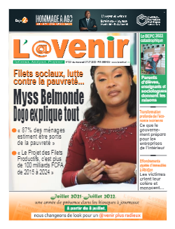 Couverture du Journal L'AVENIR N° 331 du 06/07/2022
