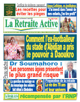Couverture du Journal LA RETRAITE ACTIVE N° 93 du 02/08/2022
