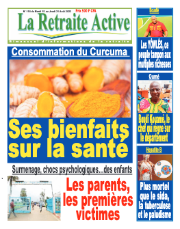Couverture du Journal LA RETRAITE ACTIVE N° 118 du 17/08/2023