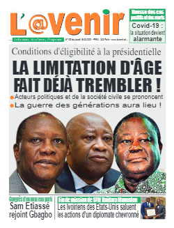 Couverture du Journal L'AVENIR N° 129 du 16/09/2021