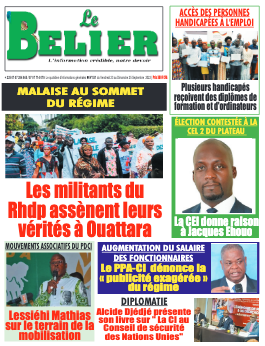 Couverture du Journal LE BELIER N° 532 du 23/09/2022