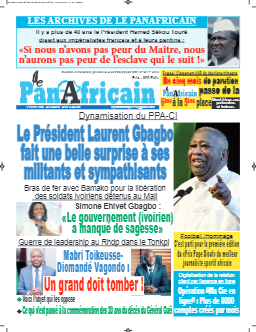 Couverture du Journal Le Panafricain N° 140 du 29/09/2022
