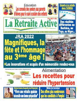 Couverture du Journal LA RETRAITE ACTIVE N° 97 du 05/10/2022
