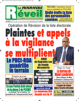 Couverture du Journal LE NOUVEAU RÉVEIL N° 6221 du 29/11/2022