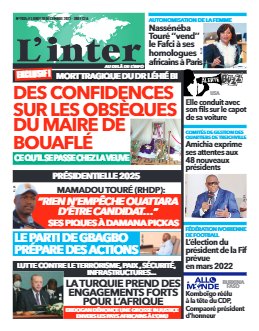 Couverture du Journal L'INTER N° 7035 du 20/12/2021